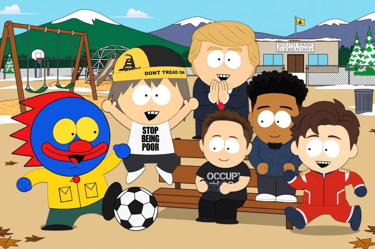 The crew at the school playground